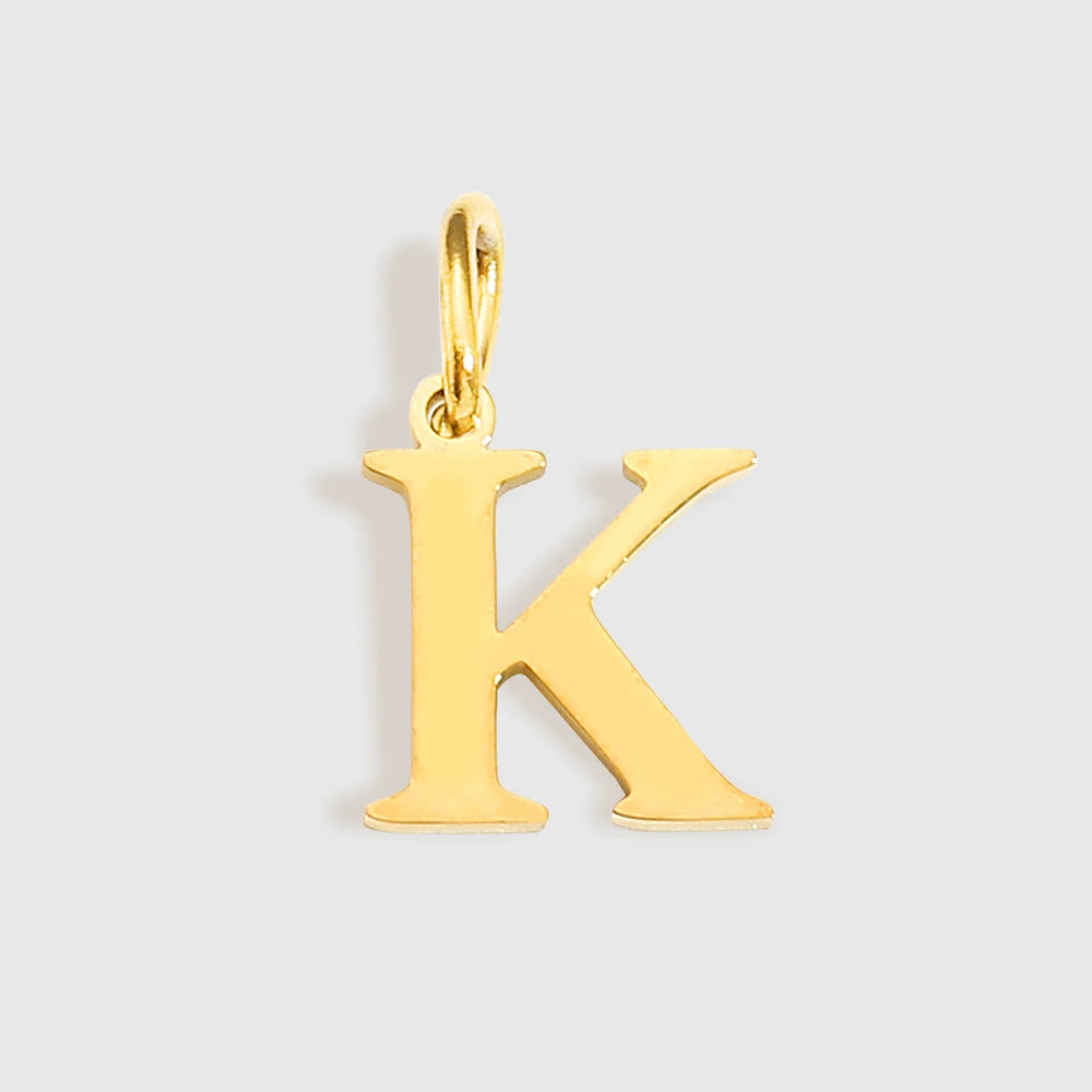 DIY Modern Letter Charms