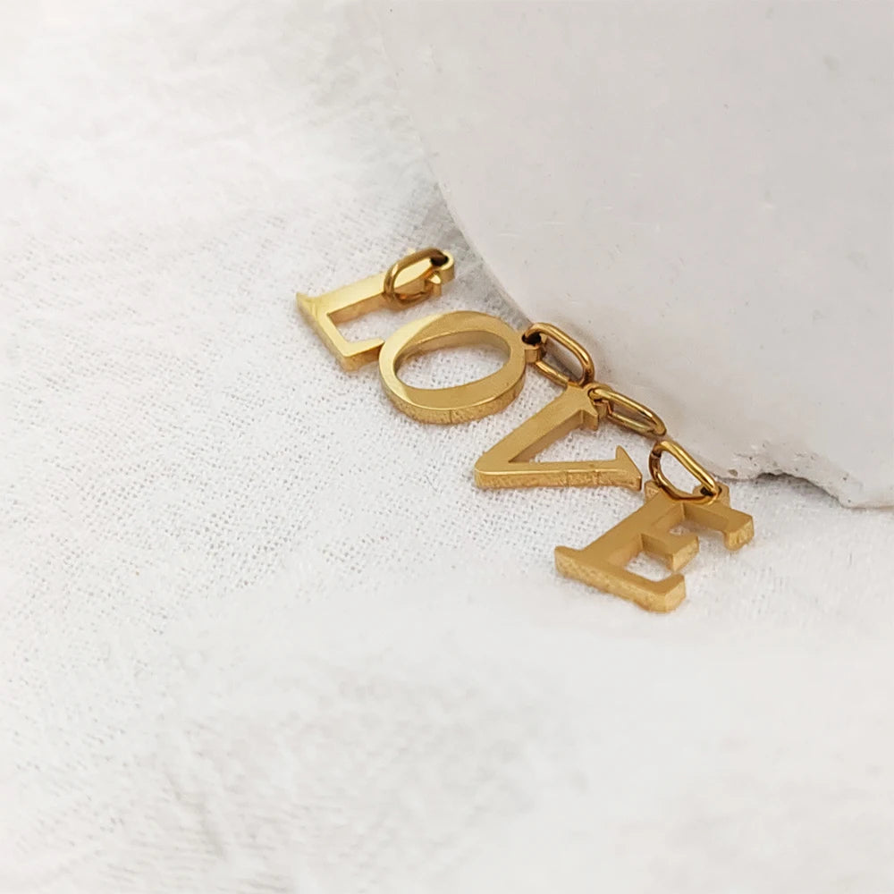 DIY Modern Letter Charms